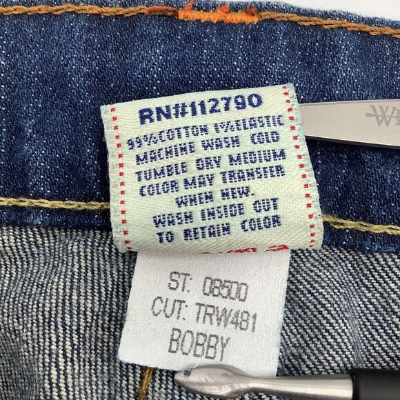 True Religion Womens Bobby Boot Cut Distressed Denim Jeans Blue Size 31 - Picture 9 of 9